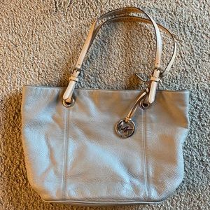 Michael Kors Tan Pebble Leather Shoulder Bag